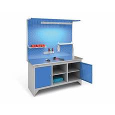 Верстак металлический ВЛК-3-13 с освещением и экраном для осв доп