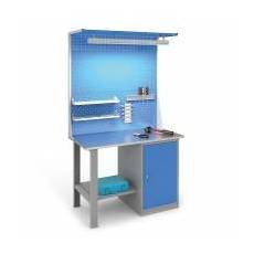 Верстак металлический ВЛ-2-23 с освещением и экраном для осв доп