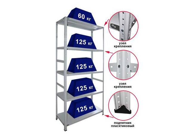 Стеллаж архивный СТФ-285 (2,0)