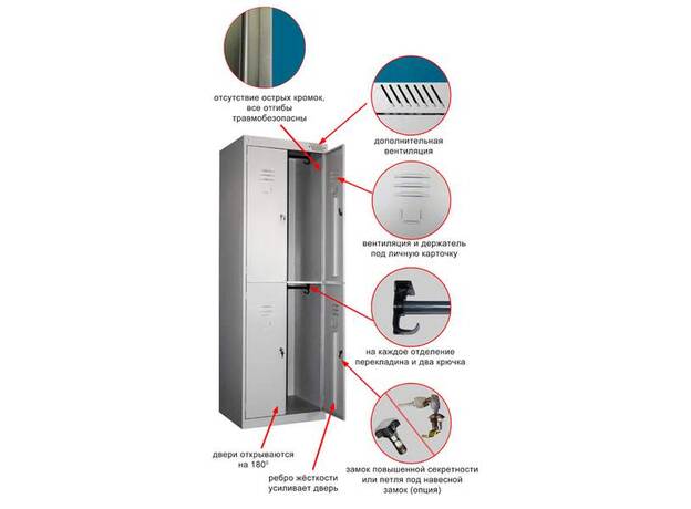 Шкаф одёжный ШРК 24-600