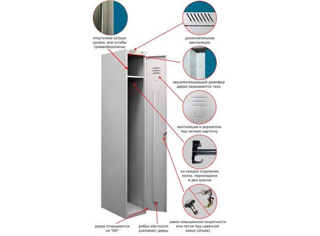 Шкаф одёжный ШРС 11-300ДС